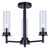 Canarm - ISF1205A03BK - Three Light Semi Flush Mount - Benson - Black