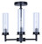 Benson Three Light Semi Flush Mount (ISF1205A03BK)