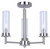 Canarm - ISF1205A03BN - Three Light Semi Flush Mount - Benson - Brushed Nickel