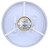 Scarlett Two Light Semi Flush Mount (ISF1208A02PGD)