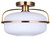 Eve One Light Semi Flush Mount (ISF2190B01GD)