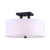 Canarm - ISF578A03ORB - Three Light Semi Flush Mount - River - Oil Rubbed Bronze