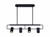 Canarm - IST697B04BK10 - Four Light Track Lighting - Leal - Black