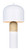 Canarm - ITL1152A18WHW - One Light Table Lamp - Caleb - Matte White & Faux Wood