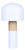 Caleb One Light Table Lamp (ITL1152A18WHW)