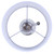 Flint One Light Table Lamp (ITL1164A23WH)
