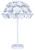 Cassia One Light Table Lamp (ITL2022B23WH)