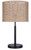 Lano One Light Table Lamp (ITL2134B24BK)