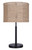 Lano One Light Table Lamp (ITL2134B24BK)