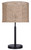 Lano One Light Table Lamp (ITL2134B24BK)