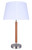 Maly One Light Table Lamp (ITL2137B26BNW)