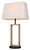 Canarm - ITL2141B26BKB - One Light Table Lamp - Burke - Matte Black And Brushed Brown
