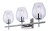 Canarm - IVL1019A03CH - Three Light Vanity - Cain - Chrome