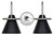 Talia Two Light Vanity (IVL1076A02BKN)