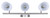 Novalee Three Light Vanity (IVL1130A03BN)