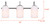 Novalee Three Light Vanity (IVL1130A03BN)