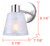 Luelle One Light Vanity (IVL1151A01BN)
