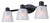 Canarm - IVL1151A03BK - Three Light Vanity - Luelle - Black