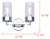 Eden Two Light Vanity (IVL1168A02CH)