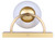 Monroe One Light Vanity (IVL1169A01GDP)