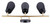 Rame Three Light Vanity (IVL1178A03BKG)