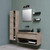 Rame Three Light Vanity (IVL1178A03BKG)