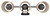 Meadow Three Light Vanity (IVL1206A03BK)