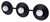 Payton Three Light Vanity (IVL1210A03BK9)