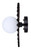 Payton Four Light Vanity (IVL1210A04BK9)
