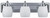 Canarm - IVL259A03CH - Three Light Vanity - Griffin - Chrome
