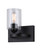 Canarm - IVL370A01BK-CL - One Light Vanity - Hampton - Matte Black