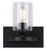 Hampton One Light Vanity (IVL370A01BK-CL)