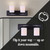 Hampton Two Light Vanity (IVL370A02BK)