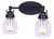 Canarm - IVL705A02BK - Two Light Vanity - Carson - Metal