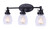 Canarm - IVL705A03BK - Three Light Vanity - Carson - Metal