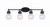 Carson Four Light Vanity (IVL705A04BK)