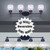Carson Four Light Vanity (IVL705A04BK)