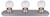 Canarm - IVLBS1351 - Three Light Vanity - Vanity - Brushed Pewter