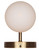 Asher One Light Wall Sconce (IWF1105A01GD9)