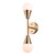Canarm - IWF1125A02GD9 - Two Light Wall Sconce - Arlowe - Gold