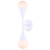 Canarm - IWF1125A02WH9 - Two Light Wall Sconce - Arlowe - Matte White