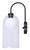 Pelia One Light Wall Sconce (IWF1142A01BK)