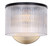 Jenner One Light Wall Sconce (IWF1143A01BKG)