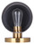 Jenner One Light Wall Sconce (IWF1143A01BKG)