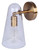 Luisa One Light Wall Sconce (IWF1144A01GD)