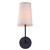 Oakly One Light Wall Sconce (IWF2039B01BK)