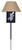 Theodore One Light Wall Sconce (IWF2119B01BK)