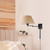 Theodore One Light Wall Sconce (IWF2119B01BK)