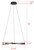 Azria LED Chandelier (LCH283A24BKB)