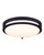 Canarm - LFM112A13BK - LED Flush Mount - Gilda - Black